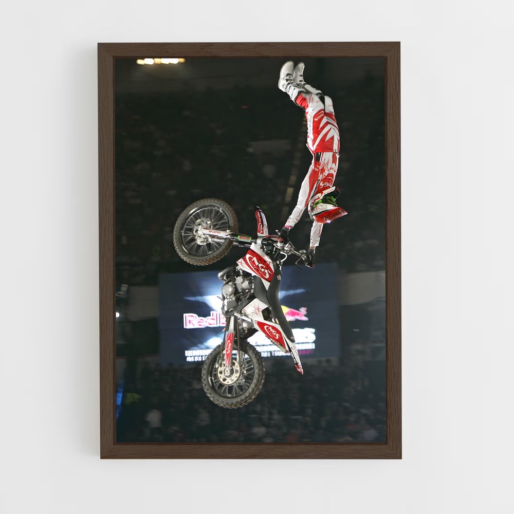 Poster Red bull motocross – affiche Motocross freestyle (vue 5)